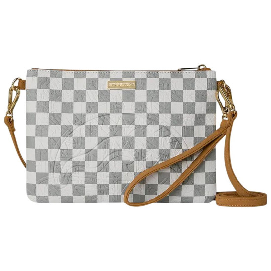 Sprayground Τσαντάκι ώμου 3Am Cream Crossover Clutch